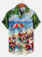 Men's Christmas Funny Graphic Short Sleeve Hawaiian Shirt